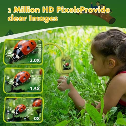 Daxiongmao Borescope Camera with Light for Kids | STEM Science Educational Toy for 3 4 5 6 7 8 Years Old Boys & Girls | Birthday Gift for Outdoor Adventures & Nature Discovery（Yellow） - Thumbnail 4