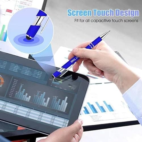 Greengines 10 Pcs Inspirational Pens - Motivational Ballpoint Pens Bulk with quotes Stylus Tip Gifts for School Coworkers Office Supplies Black Ink - Thumbnail 5