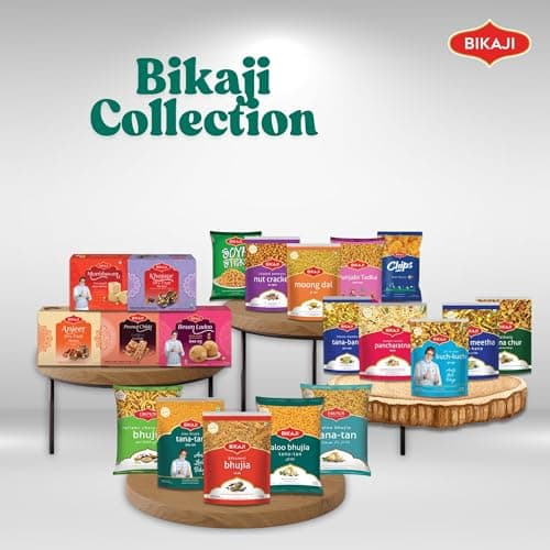 Bikaji Anjeer Dry Fruit Burfi 8.81oz (250g), Indian Fig & Nut Sweet, Premium Dry Fruit Dessert (mithai) with Figs, Almonds & Pistachios (Pista), Ready-to-Eat Dessert & Festive Gift - Thumbnail 5