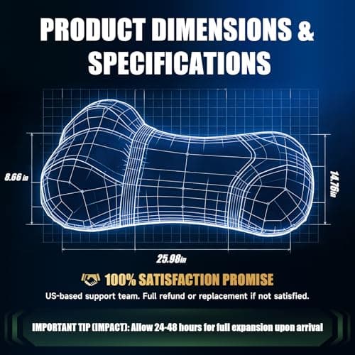 Aeepilo Ergonomic Cervical Pillow for Neck Pain Relief - Contoured Memory Foam for Side, Back, Stomach Sleepers - Cooling Orthopedic Neck Support Pillows with Washable Case, only for Adult - Thumbnail 2