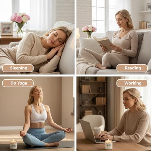 Gifts for Women, Birthday Gifts for Women, Unique Friendship Christmas Gift for Mom, Womens, Best Friend, Her, Sister, Bestie, Funny Lavender Scented Candles with Replaceable Stickers Gift Ideas - Thumbnail 5