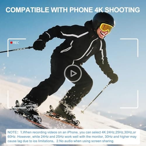Thrygo Selfie Monitor Screen, Wireless Magnetic Back Camera Monitor with Metal Body, 4K 30fps Recording & Bluetooth for TikTok/Photo/Vlog/Live Stream, Must-Have Fashion Accessory for iPhone & Android - Thumbnail 5