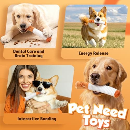 KEZKALS Funny Dog Toys for Small Medium Dogs, 3 Pack Squeaky Interactive Plush Pet Toy with Treat Box, Dog Gifts Stocking Stuffers for Christmas Birthday - Thumbnail 5