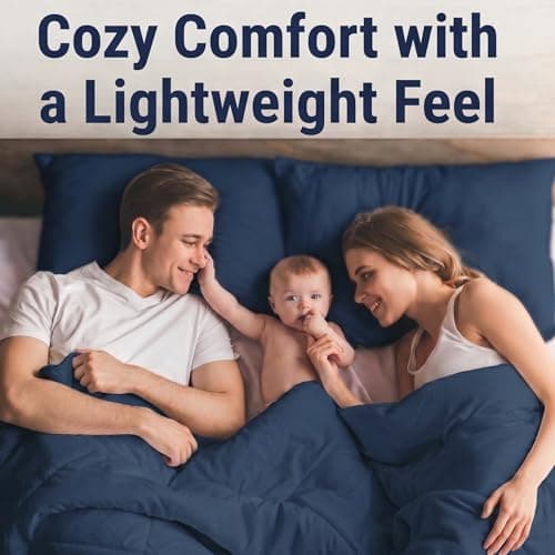 Cooling Comforter King Size, Bamboo Summer Cold Blanket for Hot Sleepers - Thumbnail 5