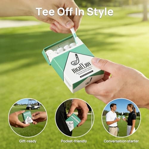 HighlyJoy Funny Golf Tees - Golf Accessories for Men - Funny Golf Gifts for Dads & Boyfriend - 18 Pack Premium Golf Tees 3 1/4''- Golf Gag Gift - Thumbnail 4
