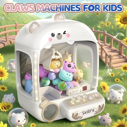 Skirfy Claws Machines for Kids Bear,Vending Machines Toys with Sound,Lights and Furbys for Girls,Arcades Games Toys for Ages 8-13,Birthday Party for 6 7 8 9 Year Old Boys Girls - Thumbnail 3