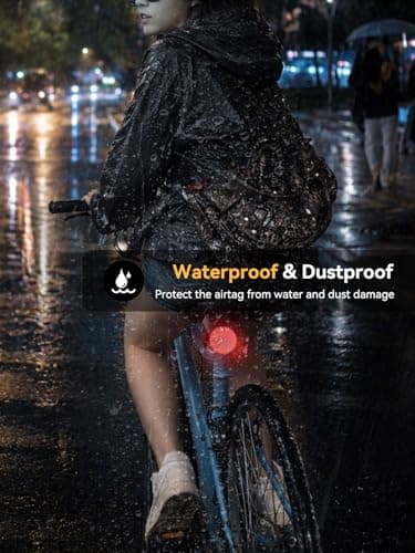 Bike Rear Reflector with Built-in Item Finder, Works with Find My App, Hidden Anti-Loss Bicycle Finder, Seatpost Reflective Bike Accessory for Road Bike MTB E-Bike, No Extra Tag Needed - Thumbnail 3