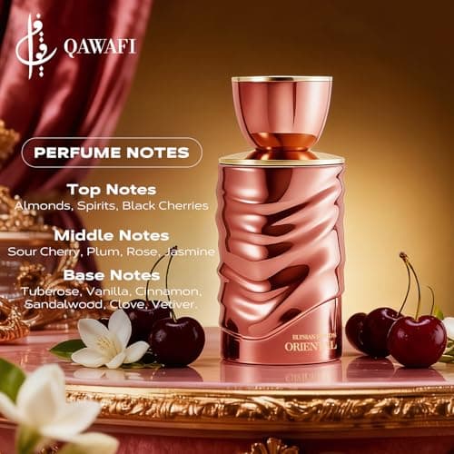 QAWAFI - Elysian Fields - Oriental Eau De Parfum Inspired by T. Ford Lost Cherry, Long-Lasting Perfume for Women & Men, Unisex Fragrance - Spray 100 ml | 3.4 fl. oz. - Thumbnail 3