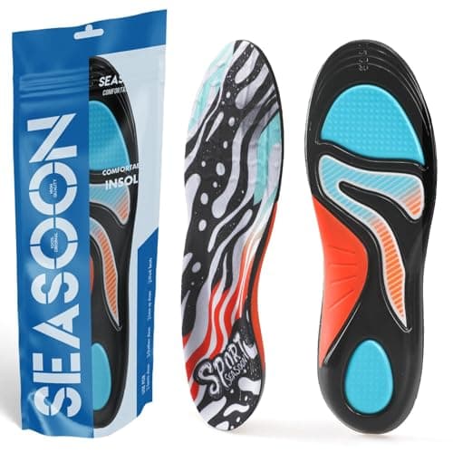 Premium Arch Support Shoe Insoles with U-Shaped Heel & 3cm TPU Support – Relief for Plantar Fasciitis, Flat Feet, Heel Pain Comfort Cushions Inserts Sneakers