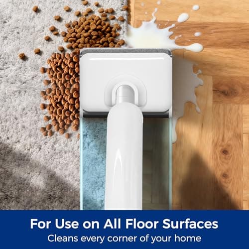 Wet Dry Vacuum Mop, 180°Lay-Flat Cordless Vacuum Mop All in One, Floor Cleaner Machine, 45 Minutes Long Runtime Electric Mop, 158℉ Self-Cleaning, Edge Cleaning, Self-Propelled Vacuum Mop Combo - Thumbnail 2