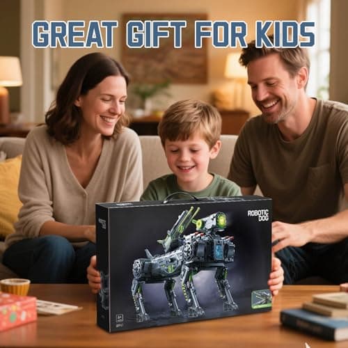 GEVINST Robot Robotic Dog Building Set for Boys Ages 8-12, 1609 Pieces STEM Animal Toys Model Building Kit, Gift for Adults Kids Teens Ages 8-14 (Static) - Thumbnail 6