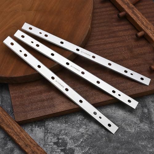 STARIBS 13-Inch Thickness Planer Blades for DeWalt DW735 DW735X Planer, Replacement DW7352 HSS M2 Woodworking Knives- Set of 3 - Thumbnail 5