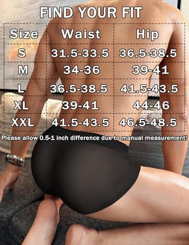 Avidlove Mens Underwear Trunk Breathable Mesh Boxer Briefs Sexy Lingerie Boxer Shorts for Men Black S - Thumbnail 6