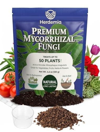 Mycorrhizal Fungi - Organic Root Stimulator & Soil Activator | Pure Concentrated Mycorrhizae Inoculant for Stronger Roots & Living Soil, Mycorrhizal for Vegetables Fruits, Flowers & Plants, 4.23oz