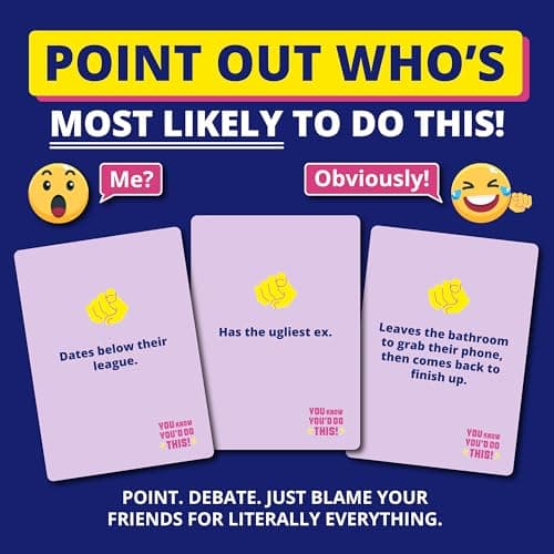 KAWAII KOI Party Game for Adults – Funny Voting Card Game, Hilarious Group Game for Game Night, Icebreaker Card Game for Friends - You Know You’D DO This - Thumbnail 3