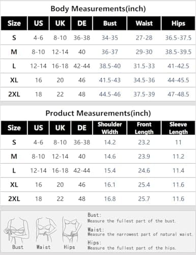 Belle Poque Red Floral Babydoll Tops for Women Short Puff Sleeve Tie Front Blouse Loose Fit 2026 Summer Boho Tops M - Thumbnail 6