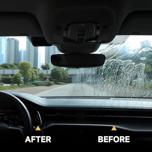 Toretark Car Ceramic Glass Coating Spray,Automotive Windshield Rain Repellent Glass Polish Protect, Long-Lasting Quick Dry Coat (3.38 fl oz +Towel) - Thumbnail 2