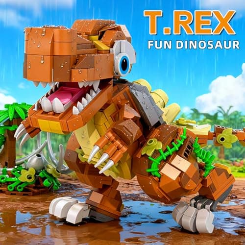 MENTOJOY Poseable Baby T.rex Building Set – 630 Pieces STEM Dinosaur Toy, Suitable for Children Age 6 and Above | Jurassic Educational Gift - Thumbnail 2