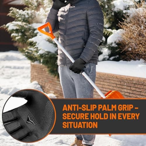 GXCROR Winter Gloves with Windproof & 3M Thermal Insulation, Touchscreen & Anti-Slip, Ideal for Running, Cycling, Hiking, Driving, and Outdoor Activities - Thumbnail 4