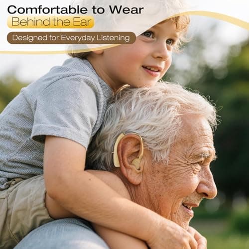 Blue Deer OTC Hearing Aid for Seniors Adults with Ear Hearing Loss-Rechargeable, Lightweight Single Hearing amplifier-Single for Either Ear (1 unit) - Thumbnail 6