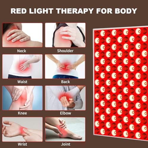 Red Light Therapy Lamp, Red Light Therapy for Body, Infrared Light Therapy Panel for Face with Stand, 660nm Red and 850nm Near Infrared LED Red Light Therapy Device at Home for Face and Body (2 Pack) - Thumbnail 3