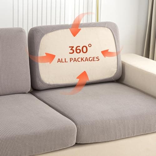 UWWGKK Modular Sofa Cover Sectional Couch Slipcovers for Dogs Pet Friendly