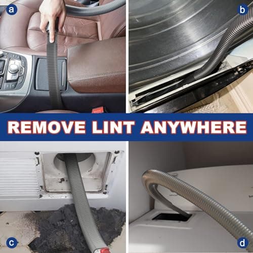 Sealegend Dryer Vent Cleaner Kit Compatible with Dyson Dryer Lint Vacuum Attachment Removes Deep Lint Adapter Compatible with Dyson V7 V8 V10 V11 V12 V15 etc Cordless Vacuum Cleaner Accessories - Thumbnail 3