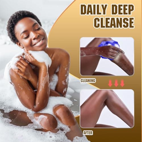 SpiralScgv 2 Pieces African Net Sponge Authentic – Real Authentic Exfoliating Bath Sponges for Silky Smooth Skin, Deep Cleansing Mesh for Full Body, Quick-Drying & Travel-Friendly（Blue Black） - Thumbnail 5