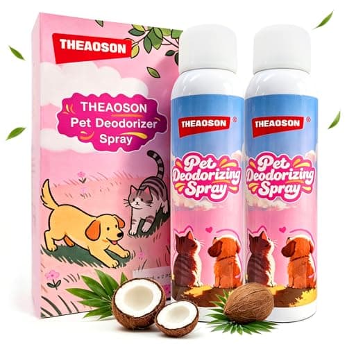 Pet Odor Neutralizer Spray, Dog Cologne, Coconut Scent, 5 Fl Oz x 2 - Image 1