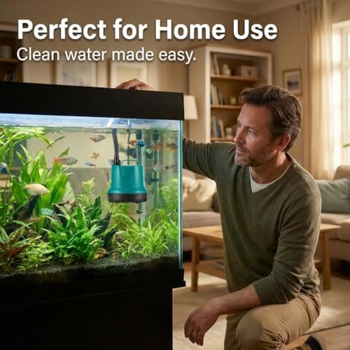 SHANGDA Small Sump Pump, Submersible Water Pump, 660GPH Pond Pump for Bathtub Pool Fish Tank with 6FT Power Cord, Greenish Blue - Thumbnail 5