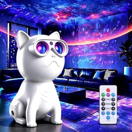 Pedica Galaxy Projector for Bedroom, Night Light for Kids, Nebula Ceiling Galaxy Light Projector with Timer and Remote, Gifts for Birthday, Christmas (Oval) - Image 1