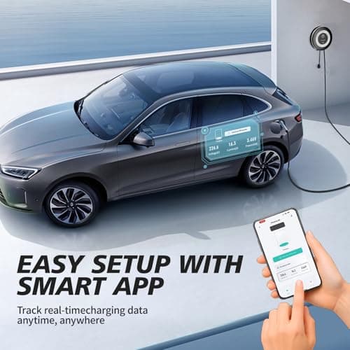 VDLPOWERVP Level 2 EV Charger, 11.5KW /50A Fast Home Charging Station, 27.3ft Extended Charging Cable, J1772 Wall Car Charger with Smart App (WiFi), 240V Electric Car Charger with NEMA 14-50 EC51B - Thumbnail 6