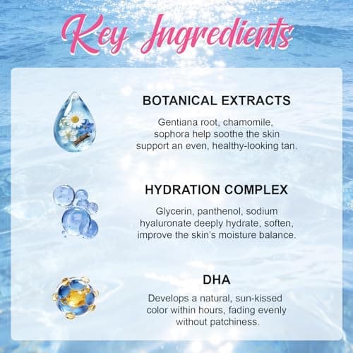 Self-Tanning Mousse for a Natural, Sun-Kissed Glow – Fast-Drying, Streak-Free, Long-Lasting Formula, 6.76 FL - Thumbnail 4