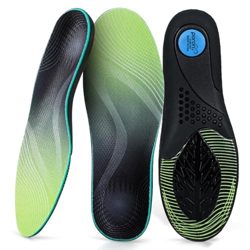 XINIFOOT Arch Support Insoles with Metatarsal Pad - Plantar Fasciitis Relief Orthotic Inserts for Men & Women - Flat Feet & Heel Spur Comfort All-Day Standing Support (L Men 9-10.5 / Women 11-12.5) - Image 1