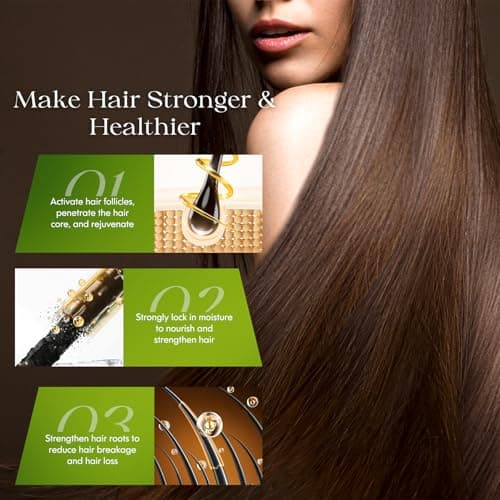 GREEONIL Raw Batana Oil with Scalp Massager Hair Brush for Hair Growth, Organic and Natural Dr Sebi Raw Batana Oil for Men Women, Prevents Hair Loss, Eliminate Frizzy, Damaged and Split Ends, 3 Pack - Thumbnail 5