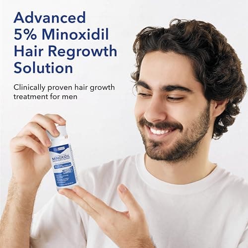 Hair Regen Liquid Minoxidil for Men 5% – Advanced Topical Solution for Regrowth – Growth Treatment for Men Hair Loss 6-Pack as 6-Month Supply Kit - Thumbnail 2