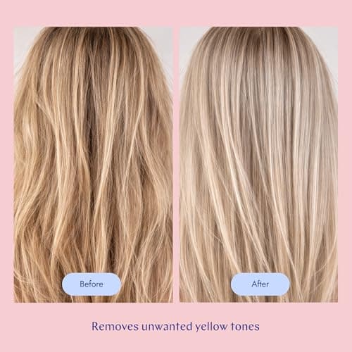 By Veira, Silver Shampoo 10.1 Fl Oz, Anti-brass, Violet pigments Neutralizes Golden Tones & Gives Cool Tone, Color preserving, 100% vegan & Sulfate/Silicone free - Thumbnail 4