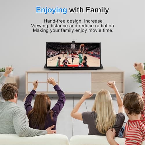 Pibkay 20 Inch Phone Screen Magnifier, Pull-Out Type Big Screen Magnifier for Cell Phone, Portable Mobile Phone Amplifier for Watching Video and Shows - Thumbnail 2