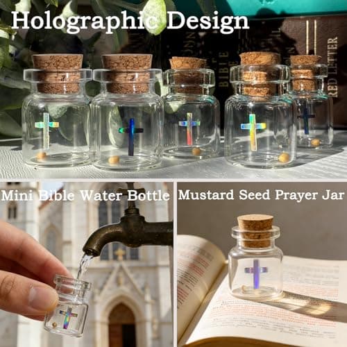 Bulk 50 Have a Little Faith Card Christian Gifts for Women, School Church Wedding Baptism Unique Christian Religious Inspirational Gifts for Women Men(Cross-50) - Thumbnail 5