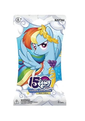 KAYOU My Little Pony Friendship Eternal Cards, Moon Edition Series 2, English, 12 Blister Packs Display with Promo Card, Anniversary Celebration Theme - Thumbnail 2