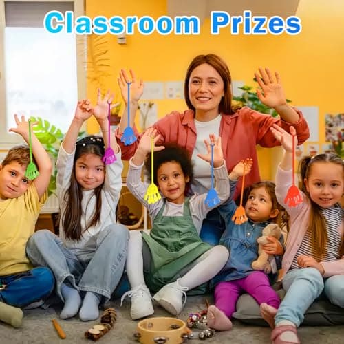 Sticky Hands Bulk 48 PCS Easter Basket Stuffers Egg Fillers Party Favors for Kids 4-8 8-12 Stretchy Sticky Hand Toy Kid Goodie Bag Stuffers Small Classroom Prizes Student Gifts Birthday Party Supplies - Thumbnail 5