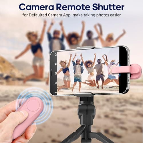 DATAFY [Case-Friendly] Page Turner for Kindle Paperwhite Oasis Kobo eReaders, Camera Camcorder Remote Controls, Page Turner Clicker for ipad Tablets Reading Novels with Wrist Strap Storage Bag Pink - Thumbnail 6