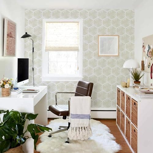 Naphite Geometric Peel and Stick Wallpaper Boho Contact Paper 590in17.3in - Thumbnail 5