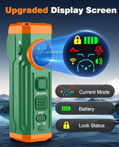 2026 Upgraded Smart Display Anti Barking Device for Dogs, 3X Dog Bark Deterrent Devices Bark Control with Screen & Flashlight, Rechargeable Dog Barking Silencer Portable for Indoor & Outdoor Use - Thumbnail 5