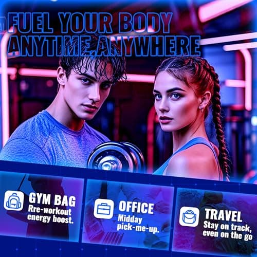 zipvit Creatine Monohydrate Gummies (5g) – Pre-Workout Energy & Muscle Growth Support for Men & Women | Blueberry Electrolyte Gummies (135 Count) - Thumbnail 5