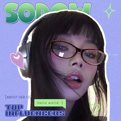 SODQW Rectangle Office-Siren Blue Light Glasses for Women Small Bayonetta Bluelight Glasses for Computer/Phone/TV - Thumbnail 5