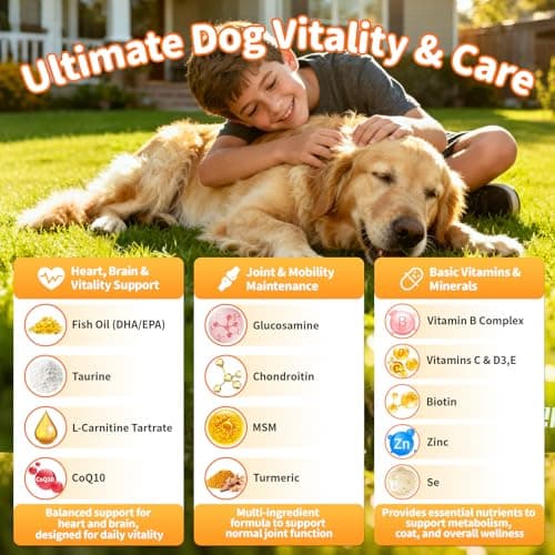 25-in-1 Dog Multivitamin Chews – Daily Vitamins & Supplements for Dogs - Thumbnail 3