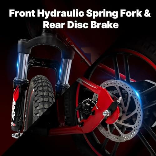 RFN Electric Dirt Bike for Kids Ages 4-12, 3-Speed up to 15.5 mph, 15.5 Miles Range, 16x2.4 Tires, 24V 500W Peak Power 16" Dirtbike, Perfect Birthday for Kids - Thumbnail 6