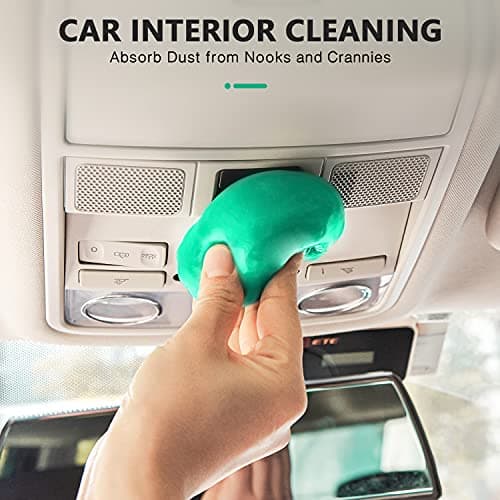 TICARVE Cleaning Gel for Car Detailing Car Cleaning Putty Auto Detailing Gel Detail Tools for Car Interior Cleaner Kit Car Vent Cleaner Automotive Car Cleaner Green - Thumbnail 2