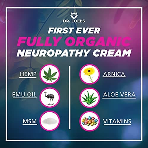 Dr. JOEL'S Neuropathy Nerve Relief Cream - Organic Neuropathy Support Cream for Feet, Hands, Legs and Toes - 4 OZ Value Pack- Made in USA - Thumbnail 3